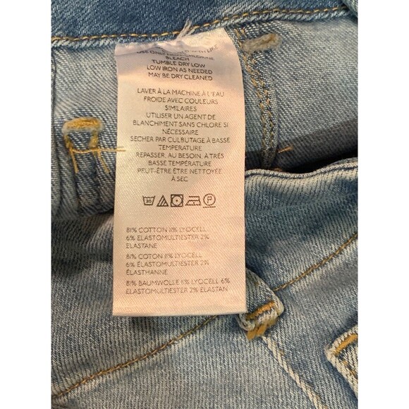 Maeve Collette Denim Cropped Size 25 Light Wash Anthropologie EUC - Picture 5 of 7